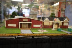 Diorama of Holloway completed by former student.