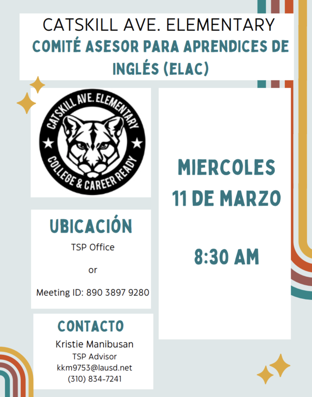 ELAC FLyer Spanish