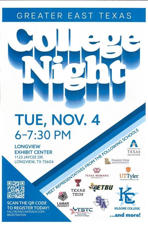 Greater East Texas College Night