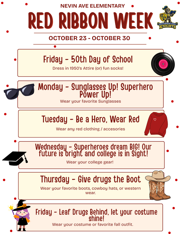 Red Ribbon Spirit Week