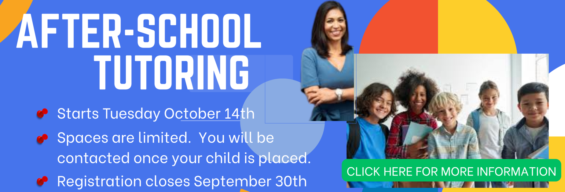 After school tutoring information