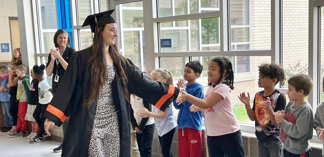 graduate walk