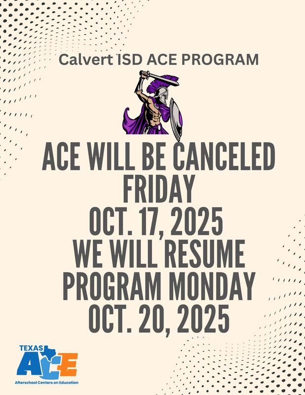 Ace Cancelled Friday 10/17/25 Featured Photo