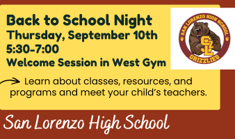 Back to School Night, 9/10 Featured Photo