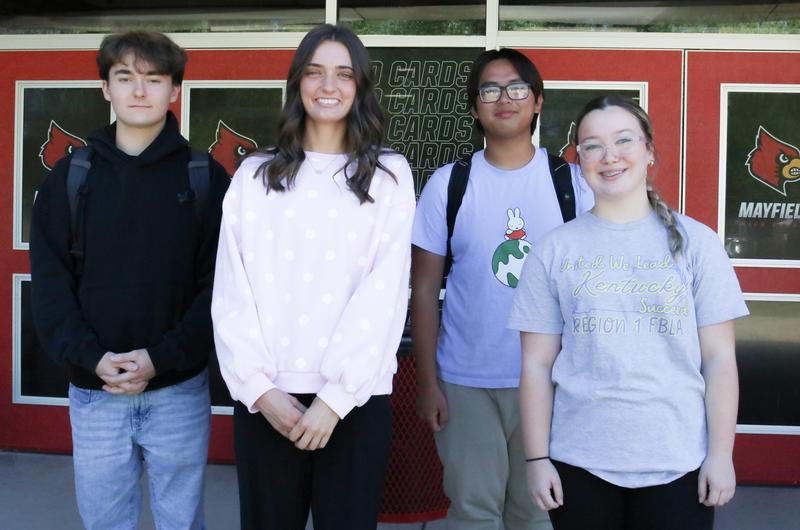 Eligh Burchett, Ally Creason, Jiahou Hou, and Annabella Wilson.