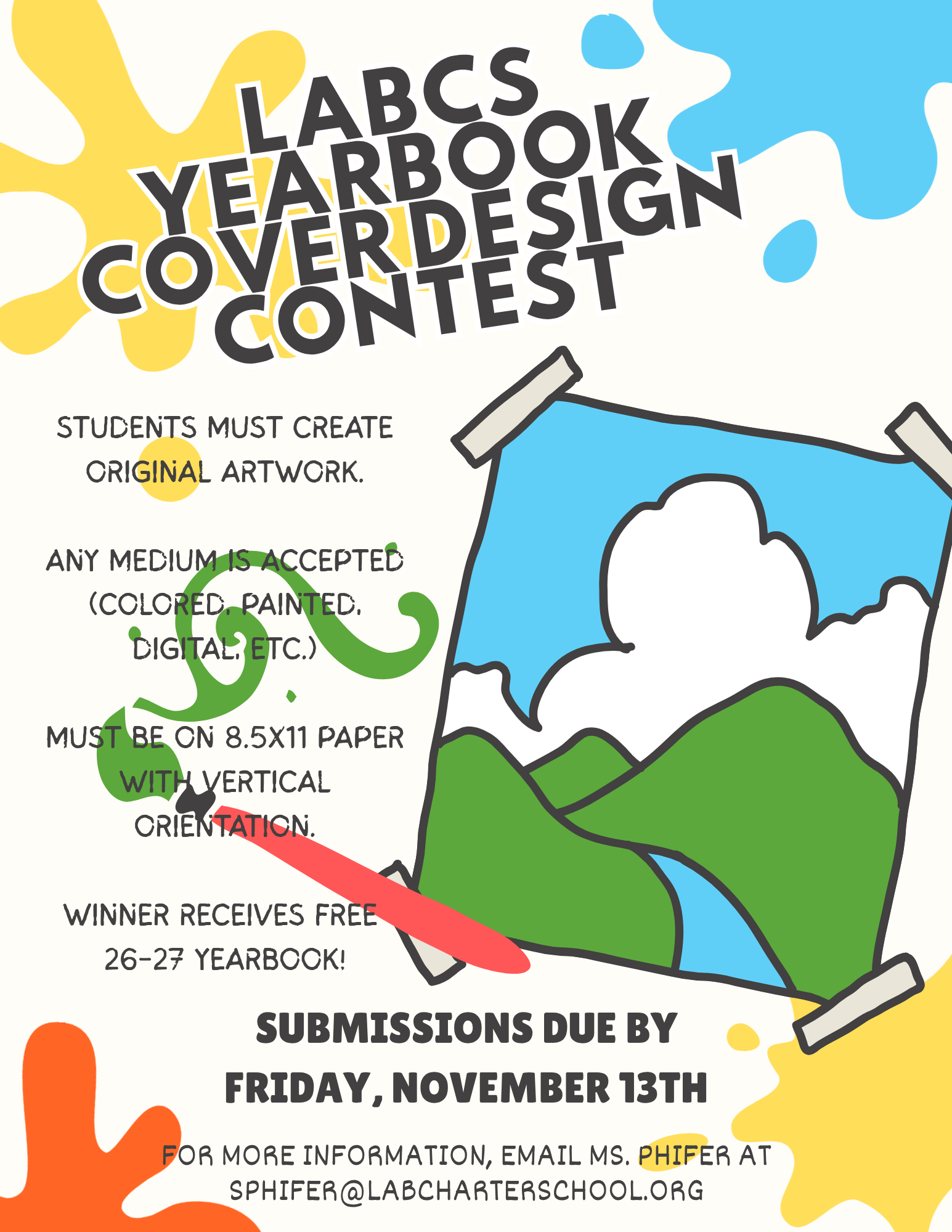 Yearbook Cover Design Contest