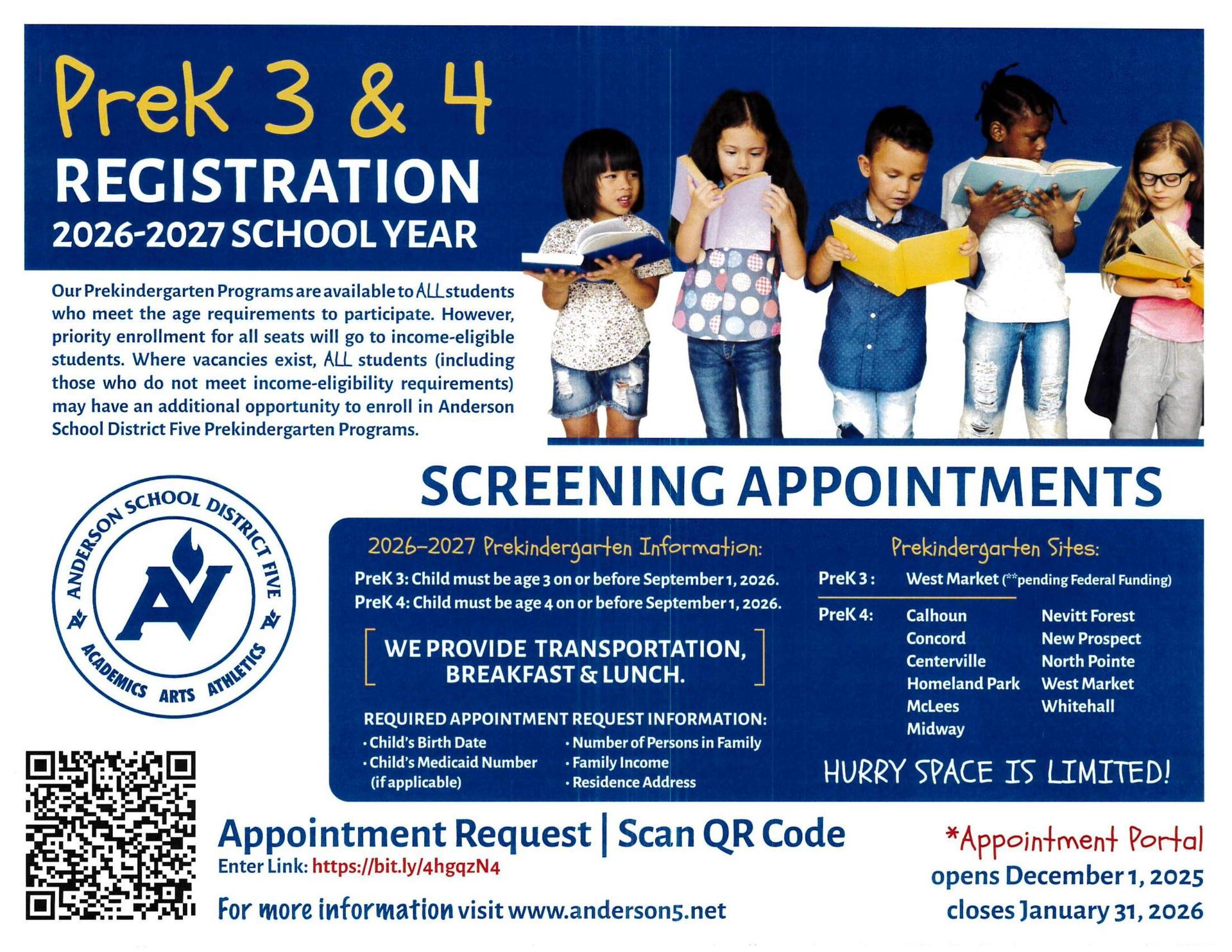 Preschool Registration Information