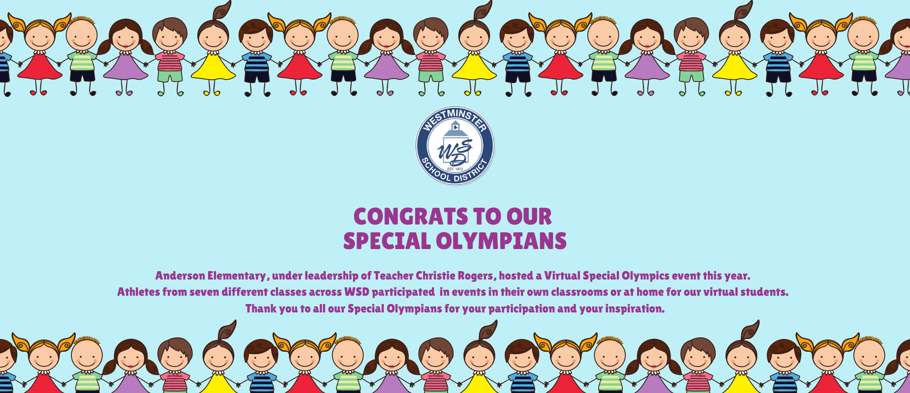 Special Olympics at Anderson Elementary