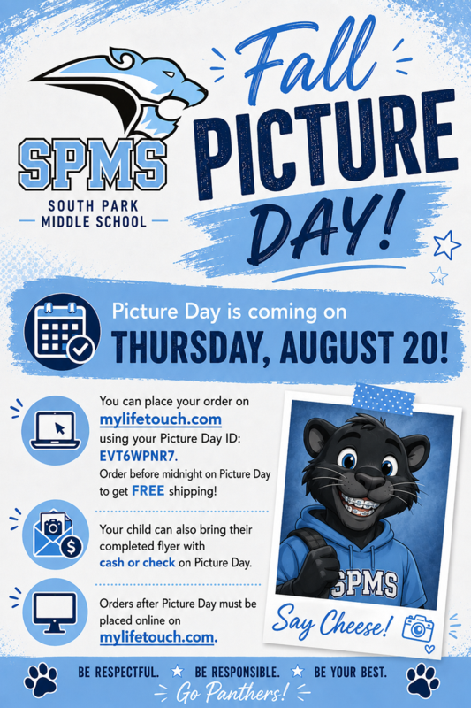 Panther Picture Day Flyer
