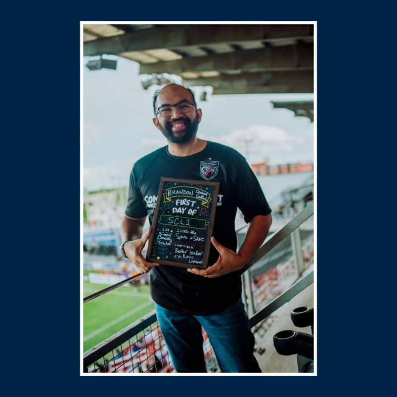 Dr. Ballesteros attends Spurs Community Leadership Institute (SCLI) Over the Summer