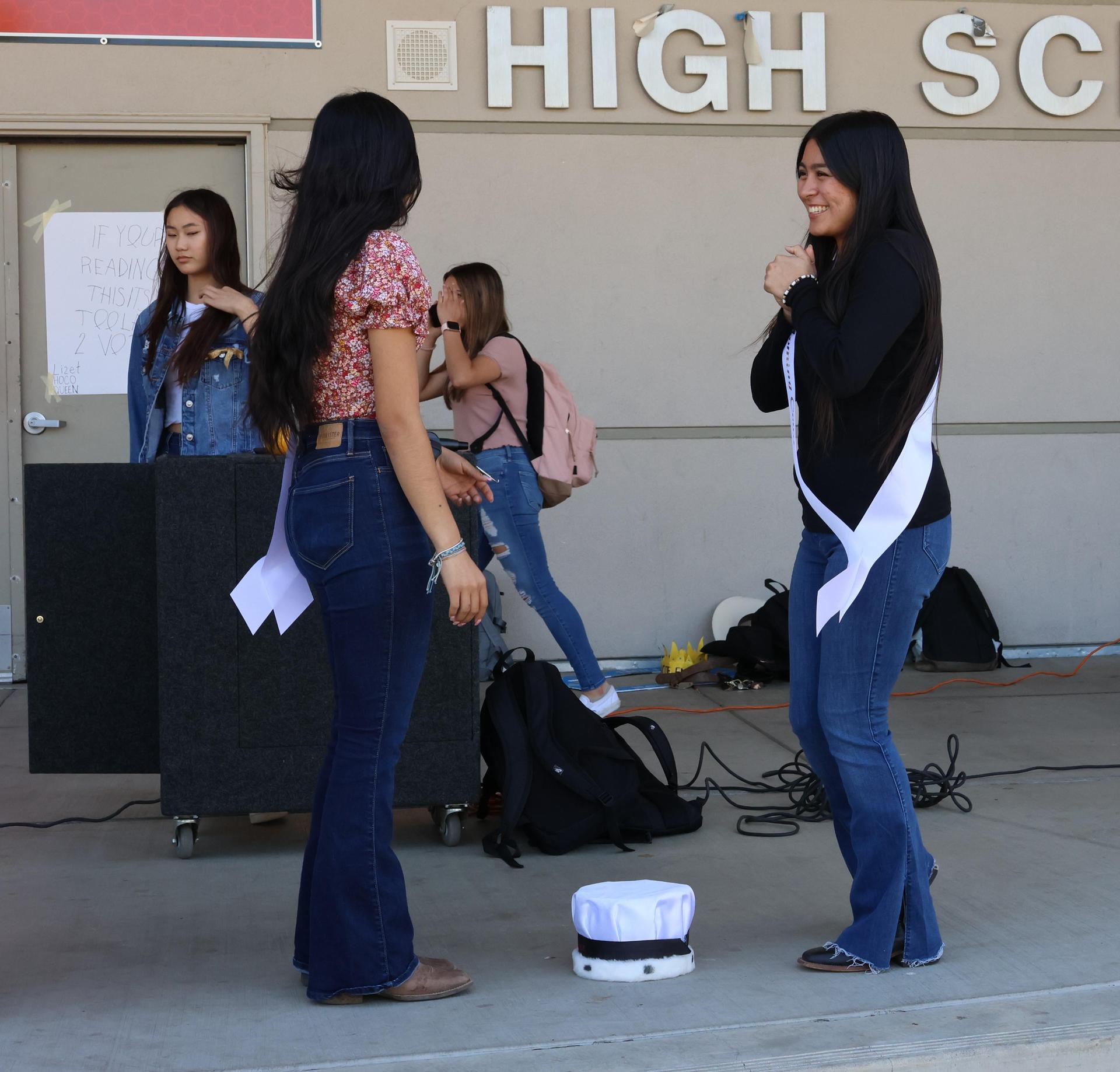 students dressed in western wear