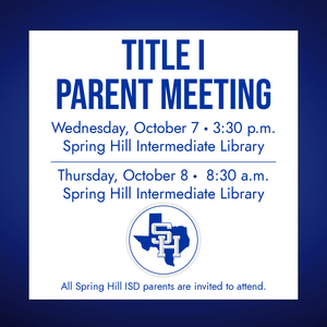 Title I Parent Meeting