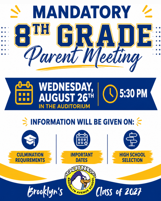 8th Grade Parent Meeting