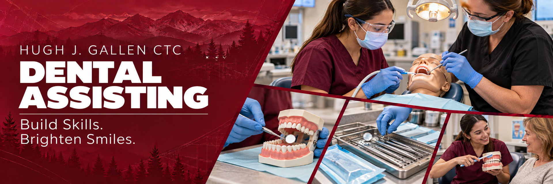 Banner picture for the Dental Assisting program.
