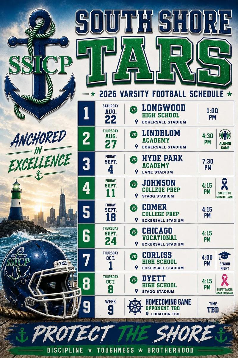 Varsity 26 Football Schedule Featured Photo