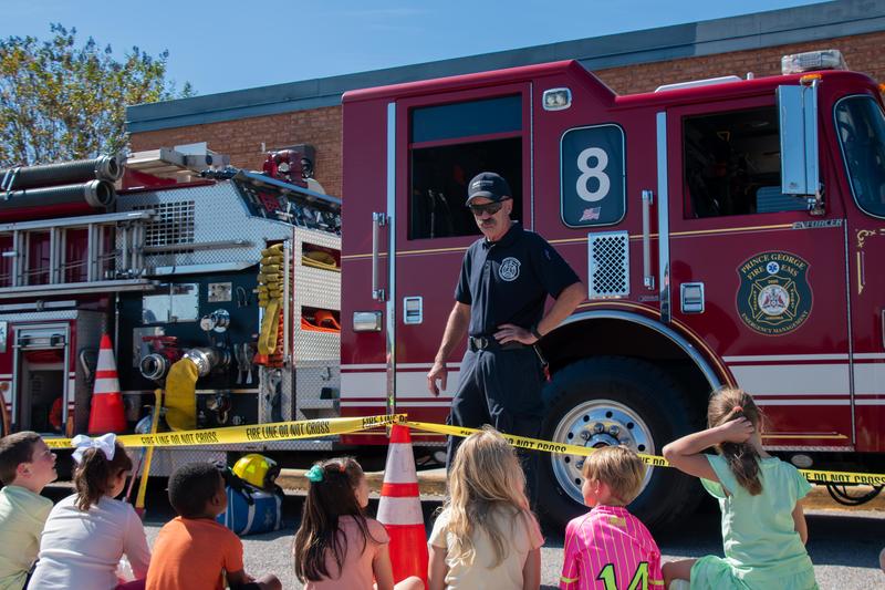 From learning what to do when a smoke alarm sounds to exploring real fire engines and equipment, students gained valuable, life-saving knowledge they can take with them into their daily lives thanks to Prince George County Fire and EMS' first responders.