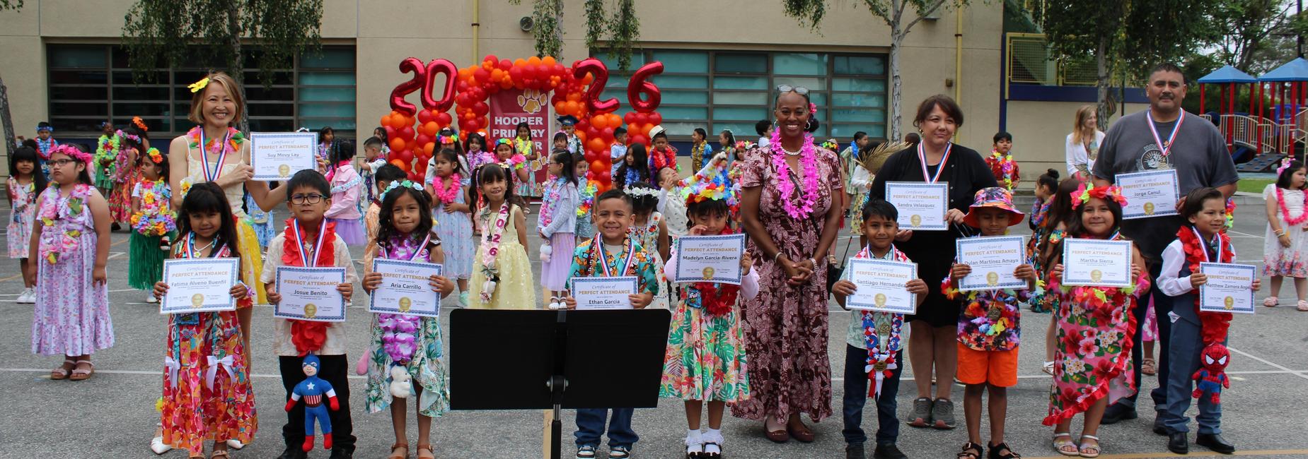 Perfect Attendance All Year!