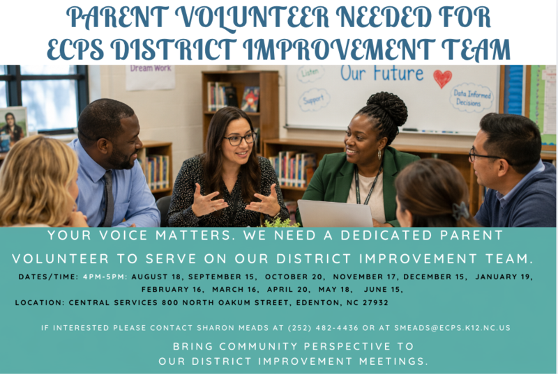 ECPS Needs volunteers