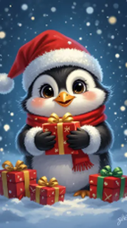 Santa Penguin