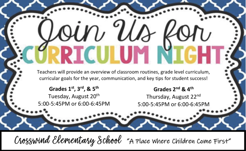 Curriculum Nights Featured Photo