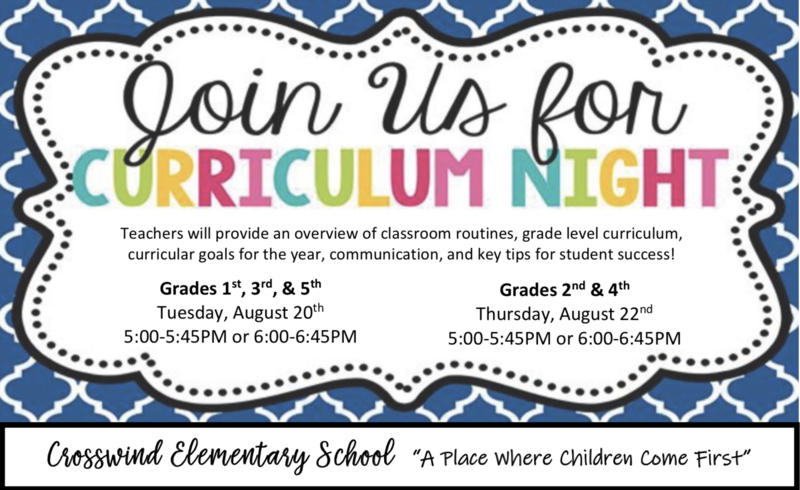 Curriculum Nights