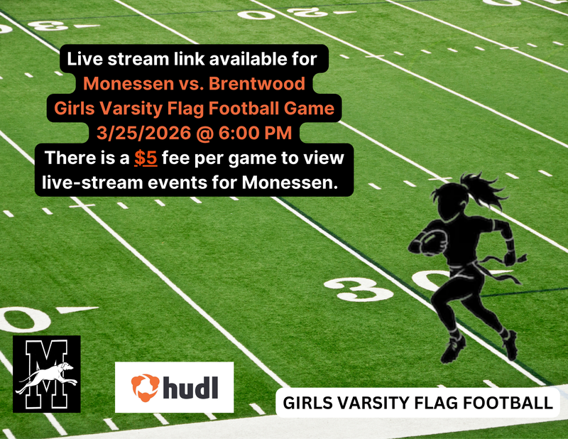 Girls Varsity Flag Football vs. Brentwood 3/25/26 @ 6:00 PM Featured Photo
