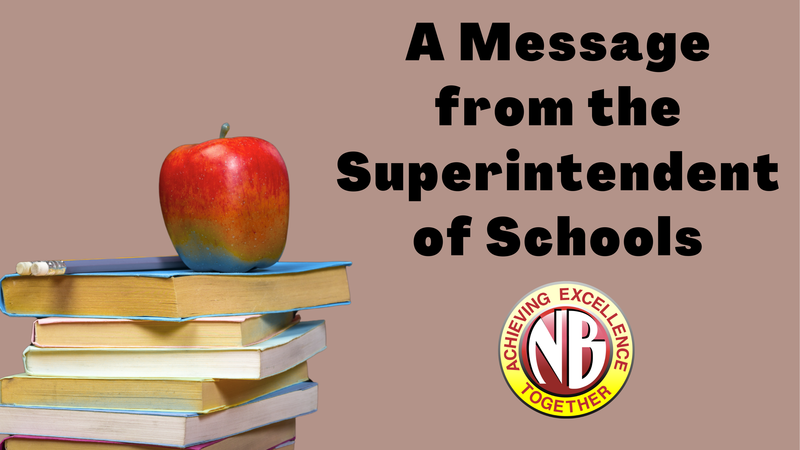 superintendent message