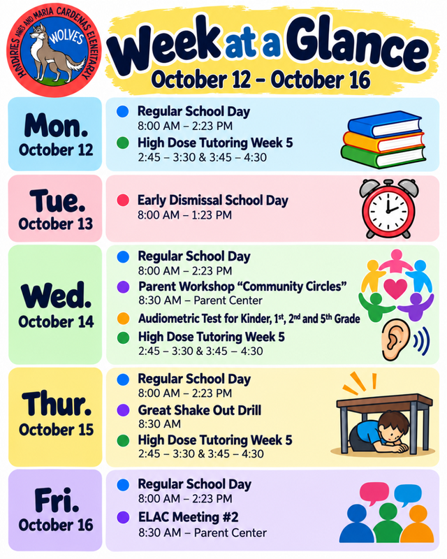 Week at a Glance