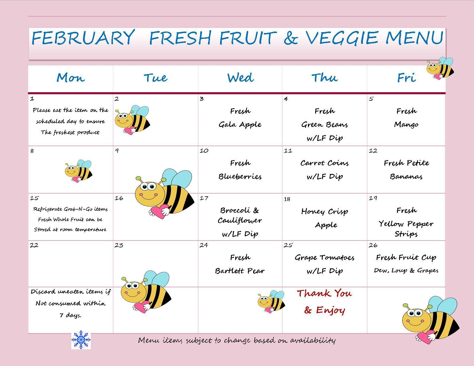 Fresh Fruit & Vegetable Program Food Services Lincoln Park Public