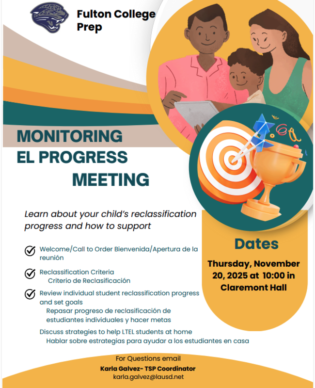Monitoring EL Progress