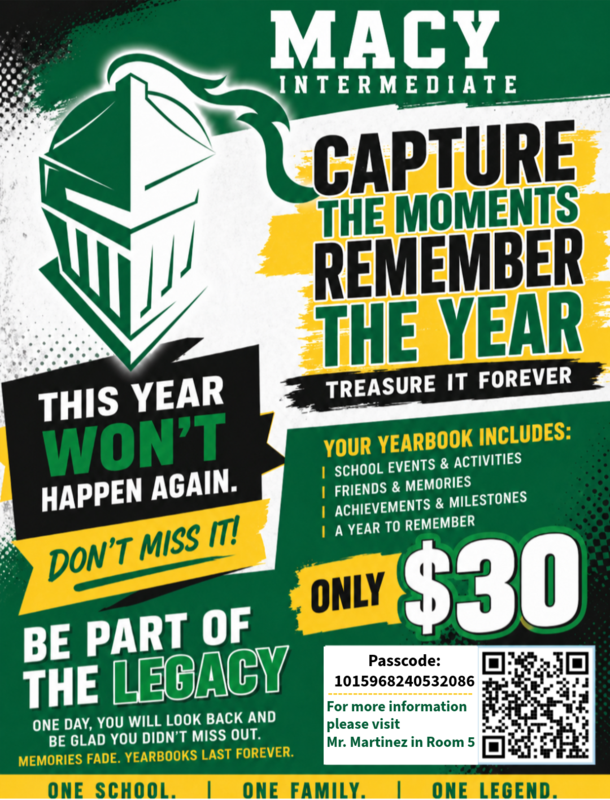 Yearbook on sale 25-26