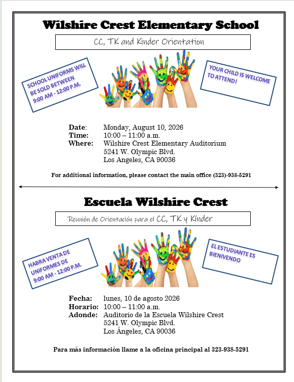 Parent Orientation