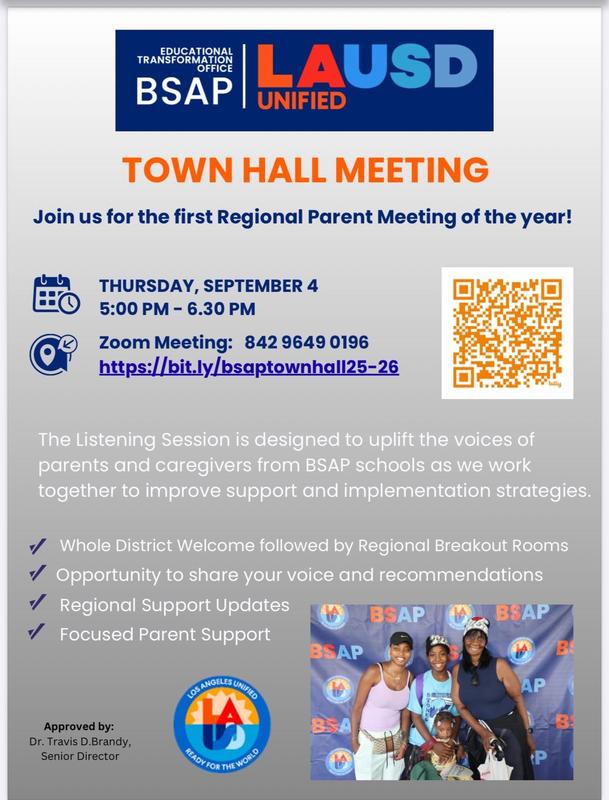 BSAP town hall 9-4
