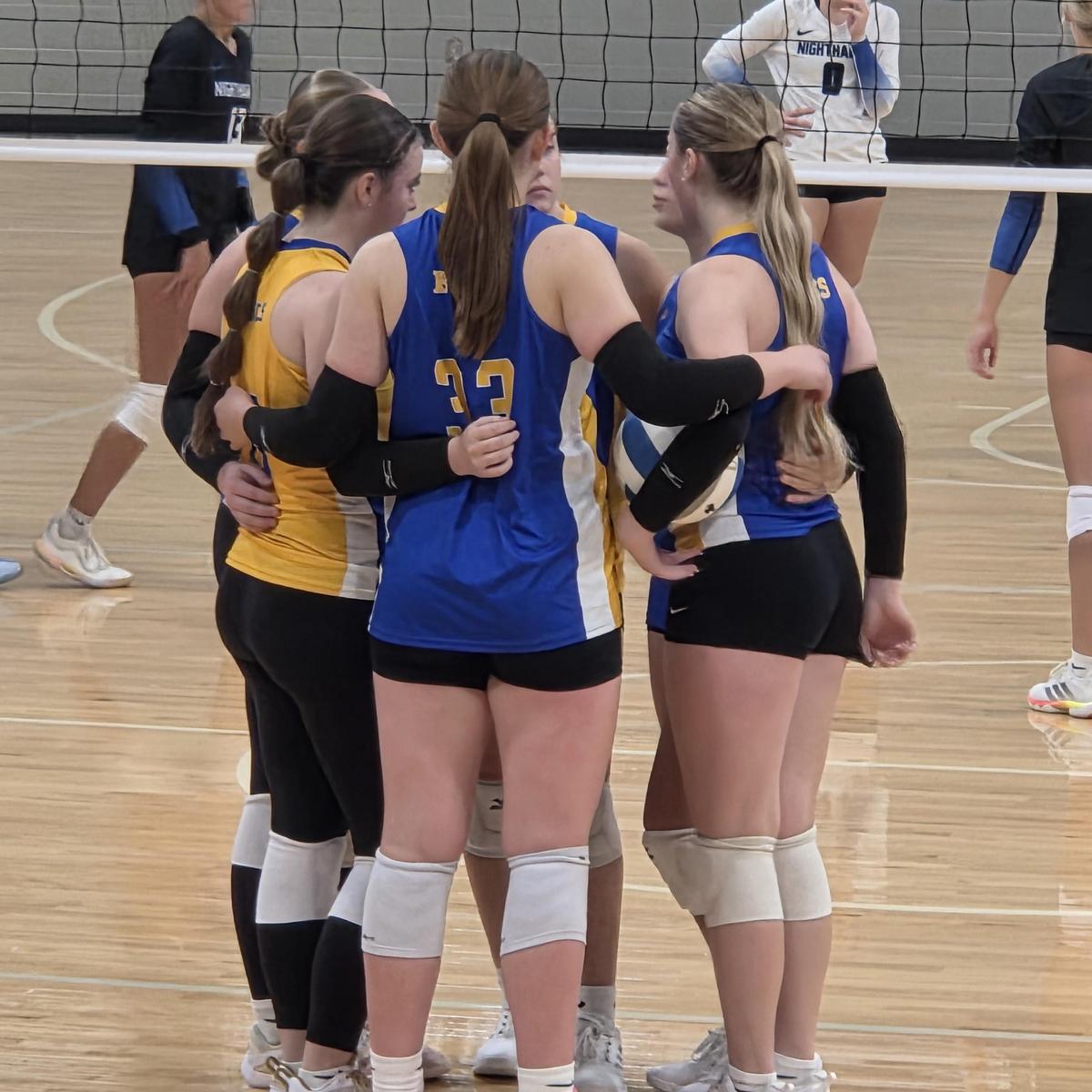 Volleyball team in Killdeer, ND.