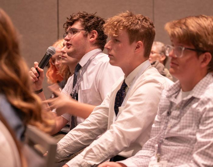Students at Zero Gravity Summit