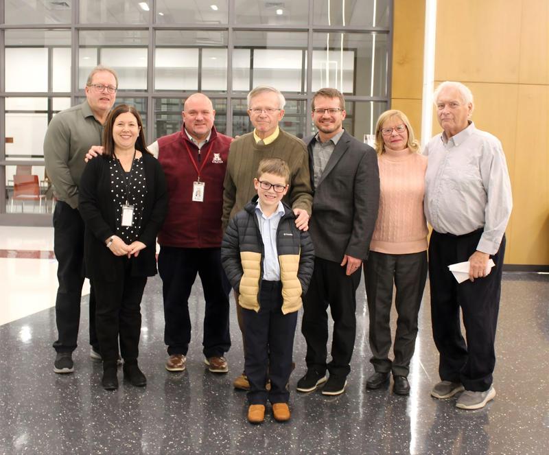 Group photo of Dr. Meloy and friends and family