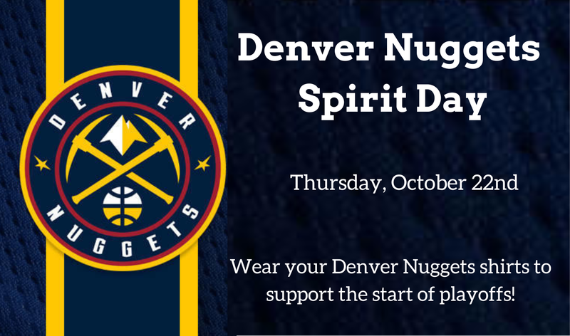Denver Nuggets Spirit Day 10/22/26
