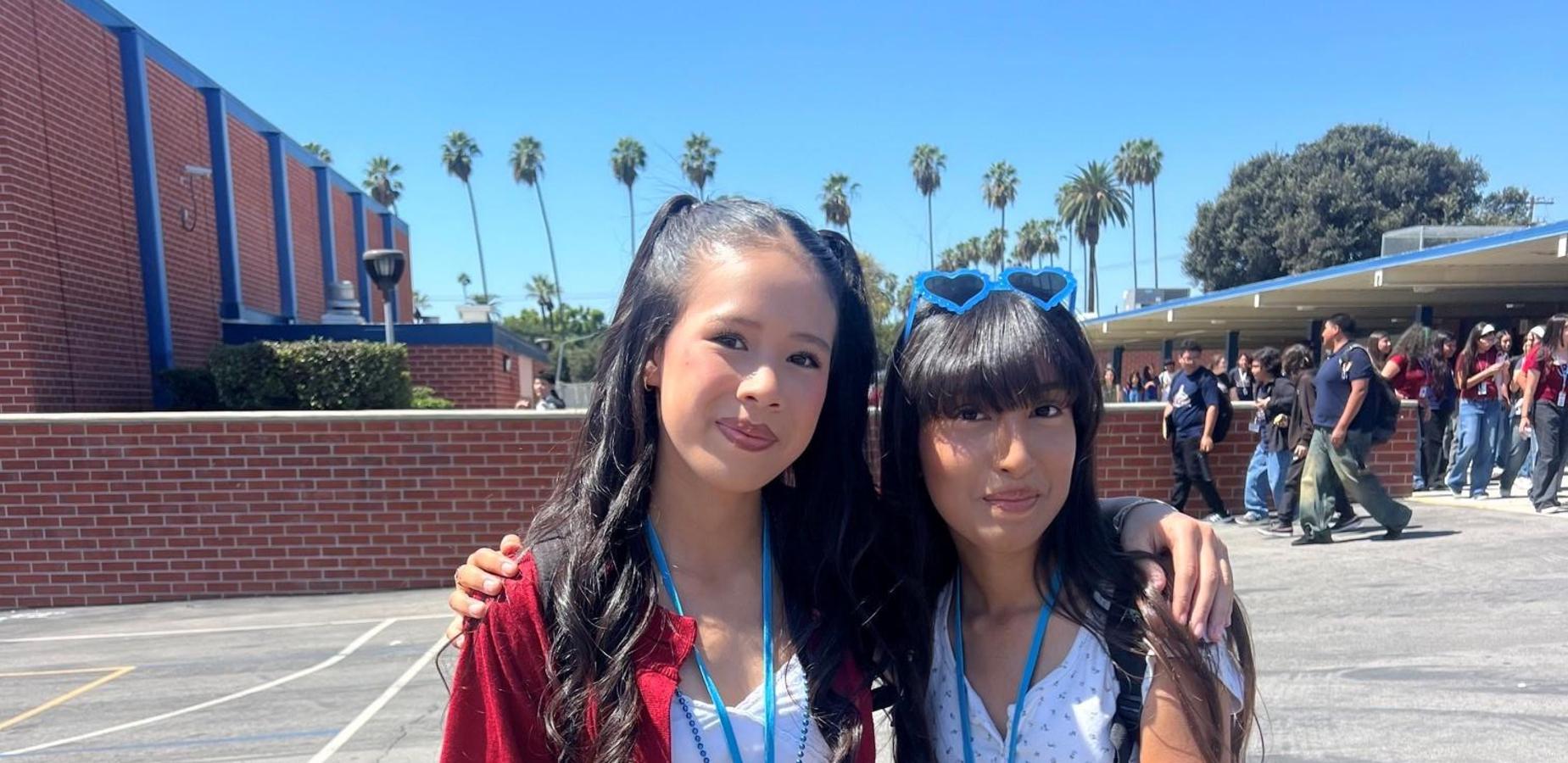 Students on campus