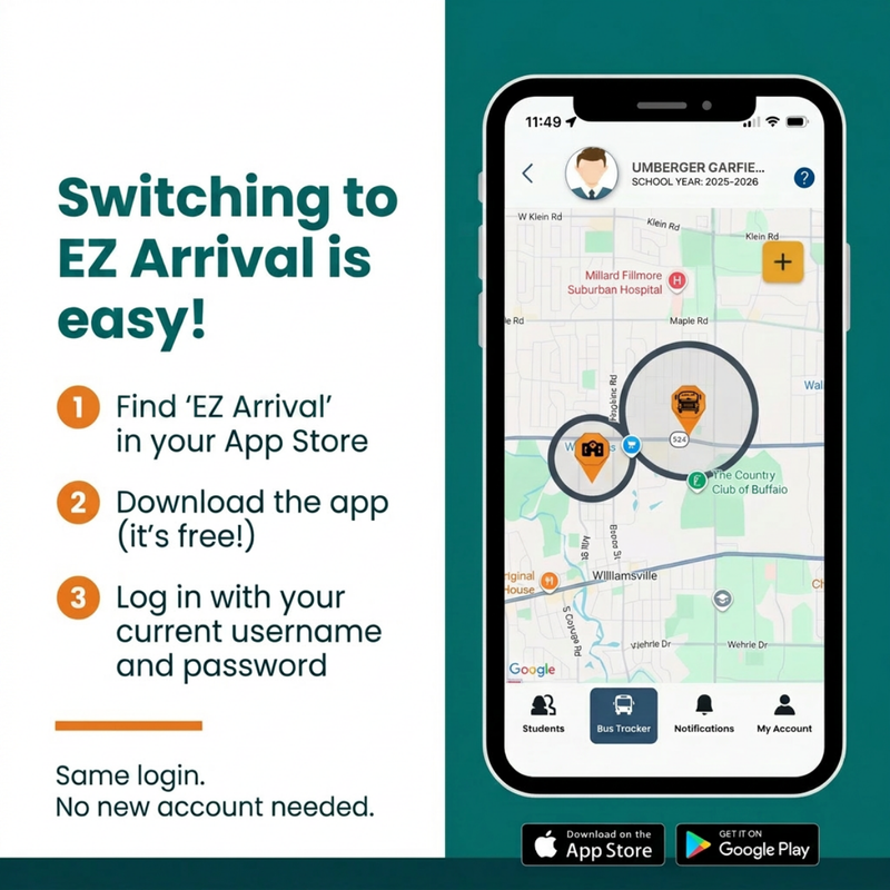 New Bus Tracking App