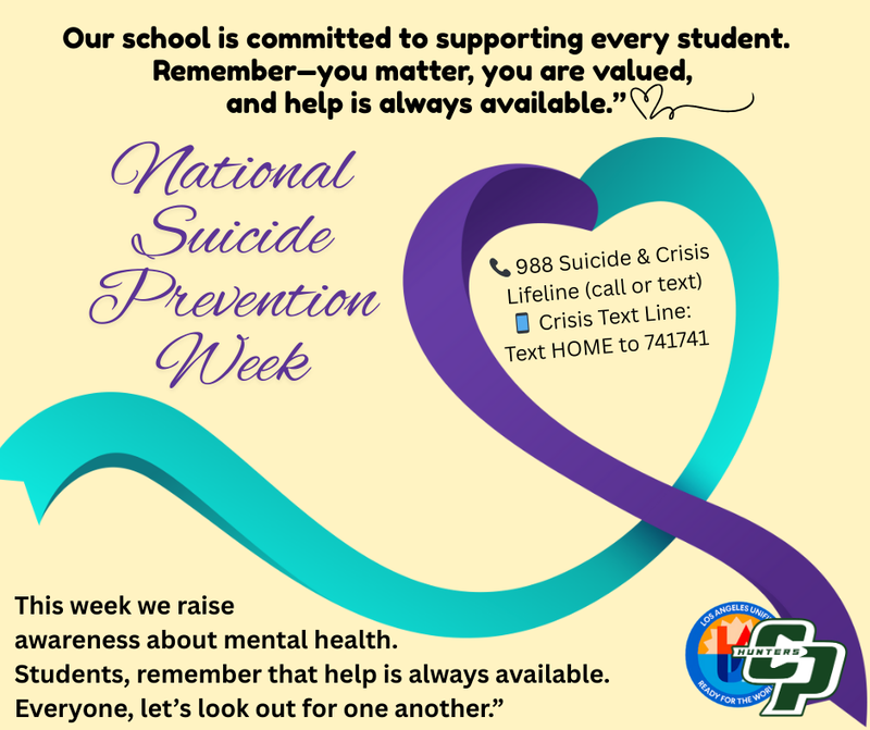 National Suicide Prevention Week