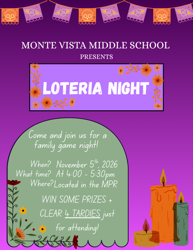 Loteria Night flyer