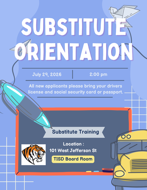 TISD Sub Orientation