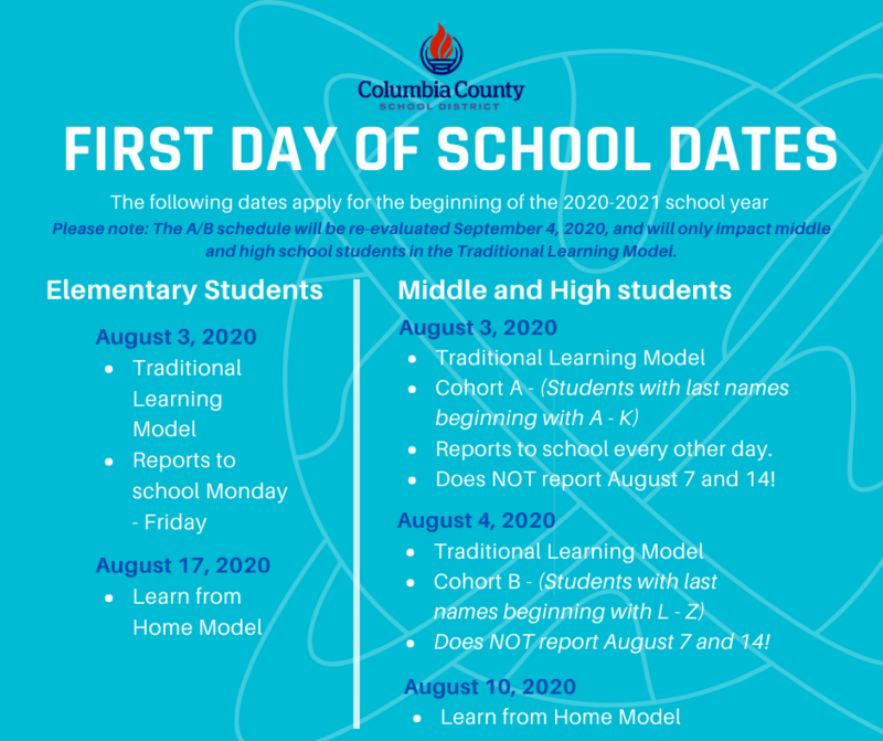 first day of school infographic