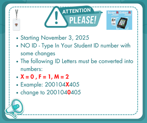 TYPE Your ID Numbers