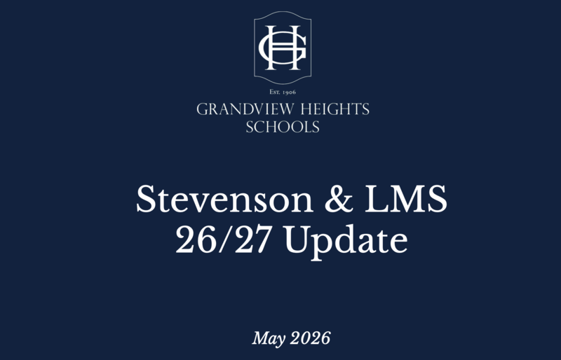 2026-2027 Stevenson Elementary Transition Logistics Information Thumbnail Image