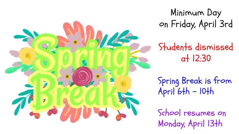 Spring Break April 6-10 Featured Photo