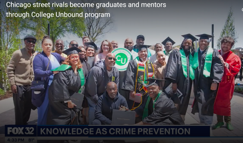 Knowledge as Crime Prevention: Chicago street rivals become graduates and mentors through College Unbound program Featured Photo