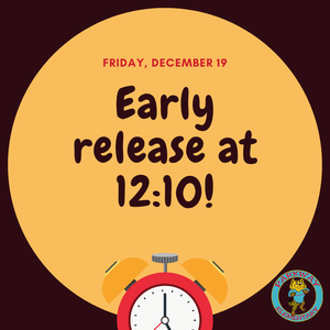 clock  announcing early dismissal time