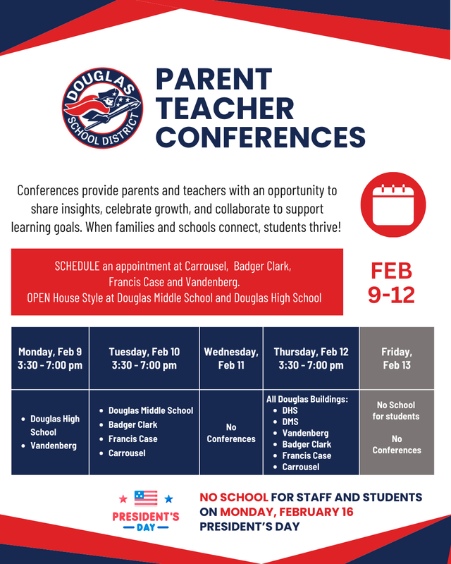 Parent Teacher Conferences this week at Douglas Featured Photo