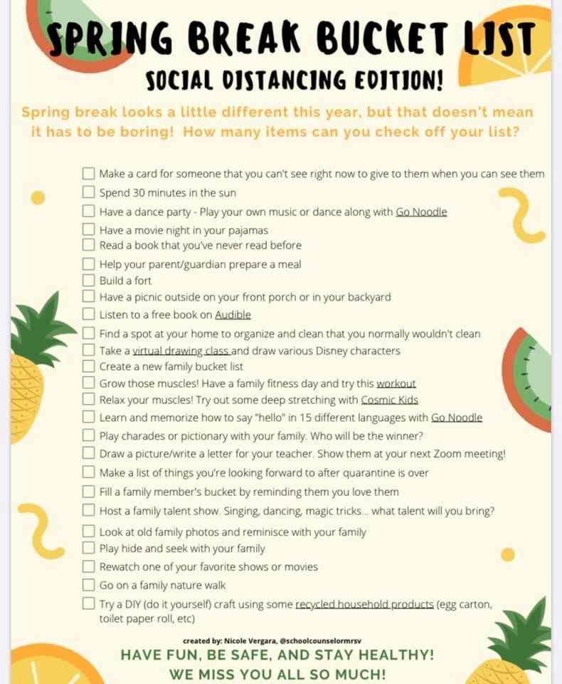 What did you do over break picture